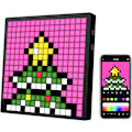 Miniatyrbilde 2 av 5: LED Pixel Display, 16x16 Programmerbar Pixel Art Display med APP-kontroll, Kreative Animasjoner, Morsom Tekst og Digital Klokke, Spilltilbehør til Skrivebord