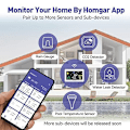Miniatyrbild 2 av 6: BALDR ny Wi-Fi smart färgskärm väderstation gateway APP realtids väderprognos