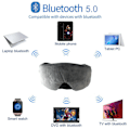 Miniatyrbild 5 av 5: Sovhörlurar - Sovmask med Hörlurar Bluetooth 5.0 Grå