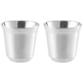 Miniatyrbilde 1 av 5: Espressokopper i stål 2, Dobbeltveggisolerte kaffekopper Tekopper, Lett å rengjøre og tåler oppvaskmaskin (