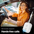 Pikkukuva 5 / 5: 2 in 1 Bluetooth 5.3 Audio -vastaanotinlähetin langaton adapteri mikrofonilla 3,5 mm AUX Stereo Music fo