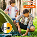 Miniatyrbilde 4 av 5: 24 Pakk Tarp Bungee-snører, Heavy Duty Elastiske Stropper med Kuler, Bungee-snøre for Telte, Camping Tarp, Flaggstenger, Bagasje og Husholdningsartikler (Svart