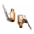 Miniatyrbilde 1 av 5: 2-delt bilventil-adapter, 8mm pumpemunnstykke messing inflator ventilklemme klemmeadapter for bil- eller lastebildekk