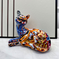 Miniatyrbilde 2 av 5: 1 stk Moderne Harpiks Fargerik Katt Tegninger Kreativ Skulptur