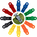 Miniatyrbillede 1 af 5: Multifunktionel teltklemme i plast, teltklemmer, presenningklemme til udendørs