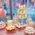 Miniatyrbild 2 av 5: Sjöjungfru Cupcake Stativ 3 Tier Kartong Cupcake Stativ för Baby Shower Barnkalas Födelsedagstemafest