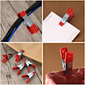 Miniatyrbillede 5 af 5: 20 stk. metalfjederklemmer, modelfremstillingspincet, metalfjederklemmer,