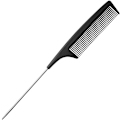 Miniatyrbilde 1 av 5: Hårkam, Siming Karbonfiber Halekam Profesjonell Hårklipp for Salong Frisør (Svart, 6 stk)
