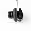Miniatyrbillede 3 af 5: 2 stk. Spiral Inflation Valve med Kapsel Universal Envejs Inflation Valve Udskiftning Reservedel Annex Tilbehør til Reparation af Oppustelig Båd Jolle