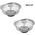 Pikkukuva 2 / 5: 2 kappaletta ruostumattomasta teräksestä valmistettuja allasfiltteriä INOX-allassiivilä