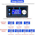 Miniatyrbillede 3 af 5: DC Buck Boost Konverter Variabel Spændingsregulator CC CV Strømforsyningsmodul 0.5-30V 4A 5V 6V 12V 24V LCD-display Justerbar Spænding Lab Strømforsyning