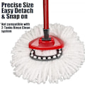 Miniatyrbilde 2 av 5: 3-pakks mopphode kompatibel med O Cedar Easywring Spin Mop - mikrofiber dyprengjøring, maskinvaskbar og enkel å bytte