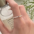 Miniatyrbillede 1 af 5: Flash diamant regnbue åben ring