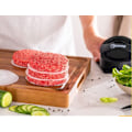 Miniatyrbild 3 av 4: Hamburger Patty Paper - Vaxpapper för att separera frysta pressade biffar - 200 ark för enkel frigöring från press - Perfekt för grillning