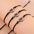 Miniatyrbild 3 av 4: String Armband Handgjord Flätad Rep Charms Boho Surfer Armband