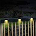 Miniatyrbild 5 av 5: 4-pack solcellslampor för däck, bronsfinish, vattentäta, för utomhusbruk