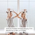 Pikkukuva 3 / 5: Privacy Window Film Frosted Non-Adhesive Static for Bathroom Deco