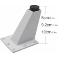 Miniatyrbillede 2 af 5: Aluminiumlegering 4 stk. Justerbare fødder Møbelben Køkkenben Bordplade Bar