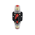 Miniatyrbillede 1 af 5: 2 STK 40A Inline Strømafbryder Reset Sikring, 12V-24V DC 40A Reset Sikringsholder med Manuel Reset til Båd Audio System Beskyttelse