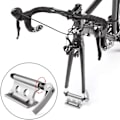 Miniatyrbillede 5 af 5: 1 stk. cykelblok gaffelstativ, bærbar aluminiumlegering vandtæt hurtig re