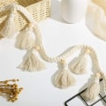 Miniatyrbild 5 av 5: 2-pack Macrame vävd tofs girlang mage korg dekorativ vägg