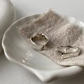 Miniatyrbillede 1 af 5: Åbne Tåringe Sæt til Kvinder Simpel Tynd Båndring Justerbar - 2pak