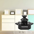 Miniatyrbild 2 av 5: Tryckknapps-lås för husbil - Lådlåsknapp Skåpsdörrlås för husbil 5 st svart