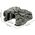 Miniatyrbilde 2 av 5: Reptiland Reptilhus Resin Cave Stone Cave Shelter Hiding Tu