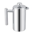 Miniatyrbilde 2 av 5: 350ml Dobbel Vegg Rustfritt Stål Kaffetrakter Fransk Presse Kaffekanne med Filter