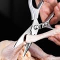 Miniatyrbild 4 av 5: Multifunktionella kökssaxar köttklippande saxar rostfritt stål kycklingben Öppna flaska ugn Generationer