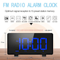 Miniatyrbillede 5 af 5: Digital vækkeur, vækkeure til soveværelser med FM-radio, Du