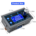 Pikkukuva 2 / 5: DC Buck Boost -muunnin, säädettävä jännitesäädin CC CV -virtalähdemoduuli 0,5–30 V 4 A 5 V 6 V 12 V 24 V LCD-näyttö, säädettävä jännitelaboratoriovirtalähde