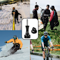 Miniatyrbillede 4 af 5: Tripodmontering Adapter i Aluminiumlegering med Skrue til GoPro Session GoPro Hero GoPro Max DJI Osmo Insta360 Actionkamera