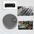 Miniatyrbild 5 av 5: Volymkontrollknappar, 32x13mm Svart Frostad Solid Aluminiumknapp, för 6mm Potentiometer, Halkfri Texturdesign, Frostad Yta, Solid Aluminium Str