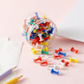 Miniatyrbillede 3 af 4: 100 stk. flerfarvede trykknapper, flerfarvede dekorative trykknapper, plast