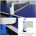 Miniatyrbillede 2 af 5: Ping Pong Net, Retractable Bordtennis Net/Udskiftningssæt, Justerbar Net, Bærbar Rejsenet, Tilbehør til Indendørs og Udendørs Brug