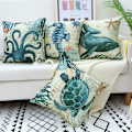 Miniatyrbillede 2 af 5: Pudebetræk 45x45, 4-delt sæt bomuld og linned sofa dekoration hjem dekoration super blød pudebetræk hjem dekoration stue soveværelse sofa mari