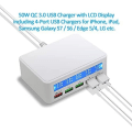 Miniatyrbillede 4 af 5: 50W Multi Port USB-oplader Strømadapter med 1 QC 3.0 9V2A Max Q