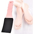 Miniatyrbillede 5 af 5: Pedicure Fodfil Dobbeltsidet Fodfil Buet Fodrasp Fod Pedicure Værktøj Til Fjernelse Af Død Hud Blå, Pink 2stk