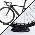 Miniatyrbillede 3 af 5: Shop cykel forhjul stativ skridsikker hjul stigerør blok til indendørs