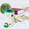 Miniatyrbild 4 av 5: Resemugg i Rostfritt Stål Isolerad Kopp med Lock Söt Design för Kontor 400ml
