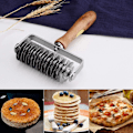 Miniatyrbillede 5 af 5: Gittervalsning Maskine Rustfrit Stål Mini Pastamaskine, Pizza Kage Brea