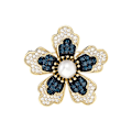 Miniatyrbillede 1 af 5: Kvindernes Blomster Perle Emjle Broche Nåle til Damer Smykker