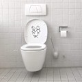 Pikkukuva 4 / 5: Irrotettava sarjakuva WC seinätarra WC WC seinätarra PV