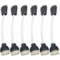 Miniatyrbilde 1 av 5: GU10 Lampehenger, Pærekontakt, Adapter for LED og Halogen, Keramisk Base og Klemmeskrue