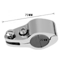 Miniatyrbillede 5 af 5: Top Jaw Slide, 2 stk. Bimini Top Jaw Slide Stål Hardware Fastgørelses Klemme til Både til Oppustelige Kommercielle Yachter (22 mm)