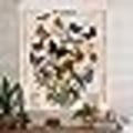 Miniatyrbild 5 av 5: Fjärilsväggbonad Blomväggbonader Vertikal Blomväxtväggbonad