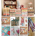 Miniatyrbillede 4 af 5: 50 Stykker 25cm X 25cm Fa Pakker Lappeklud Diy Syning Quilting Fa Assorteret