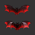 Pikkukuva 3 / 5: Halloween-koristelu 3D PVC-seinätarra, kurpitsa, lepakko