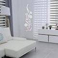 Miniatyrbild 4 av 5: 3D Blomsterspegel Väggklistermärke för Sovrum Vardagsrum Soffa Bakgrund Tv Vägg Bakgrund